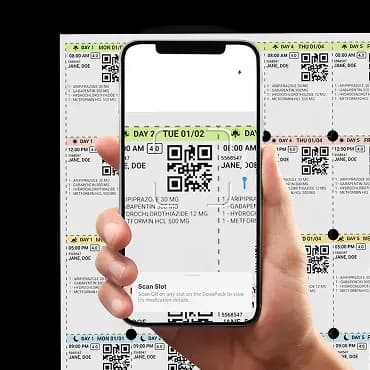 Scannable QR Codes On Every Dose Cup